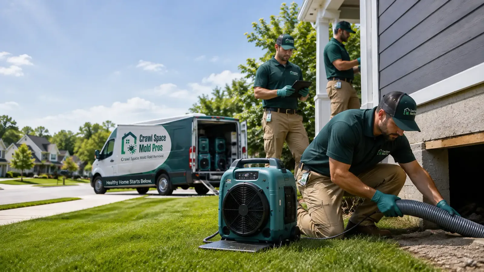 Crawl Space Mold Removal in Adrian, PA